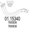 MTS 01.15340 Exhaust Pipe
